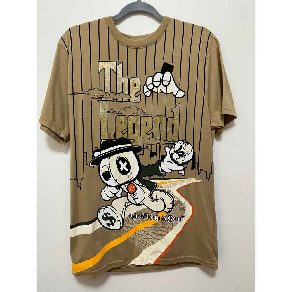 Vintage Southpole Graphic Print T Shirt Men's Cartoon Top Streetwear, Size L‎
